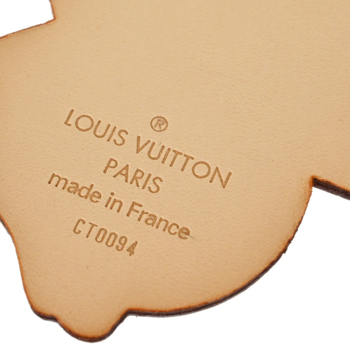 Louis Vuitton Murakami Panda Bag Charm and Keychain Vachetta Leather, Beige, Leather, Charm