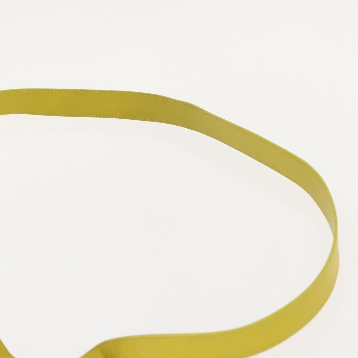 Celine Long Strap Big Bag Bucket Leather, Yellow, Leather, Handbag