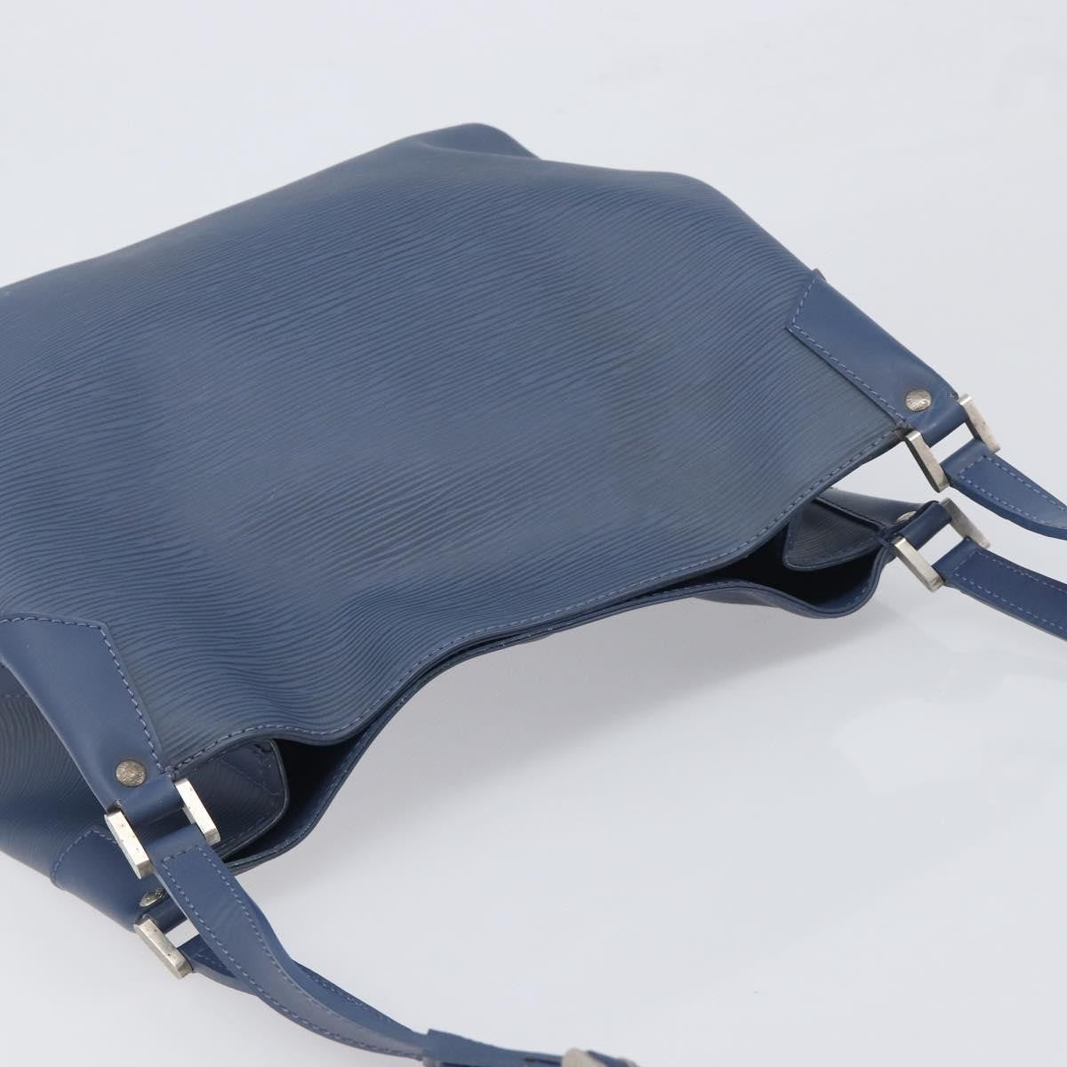 Louis Vuitton Mandara Epi Leather, Blue, Leather, Shoulder Bag