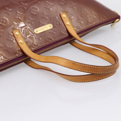 Louis Vuitton Bellevue Monogram Vernis, Purple, Patent Leather, Handbag
