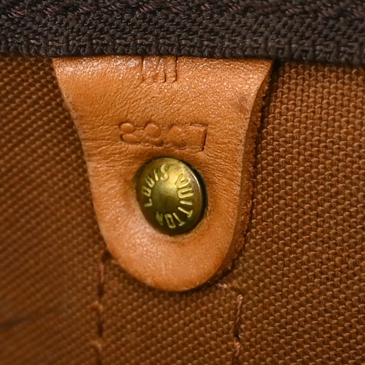 Louis Vuitton Keepall Canvas, Brown, Canvas, Travel Bag