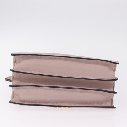 Miu Miu Madras Convertible Compartment Leather, Beige, Leather, Tote Bag