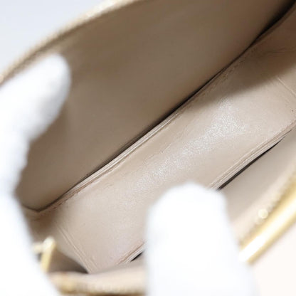 Louis Vuitton Mott Monogram Vernis, Beige, Patent Leather, Clutch