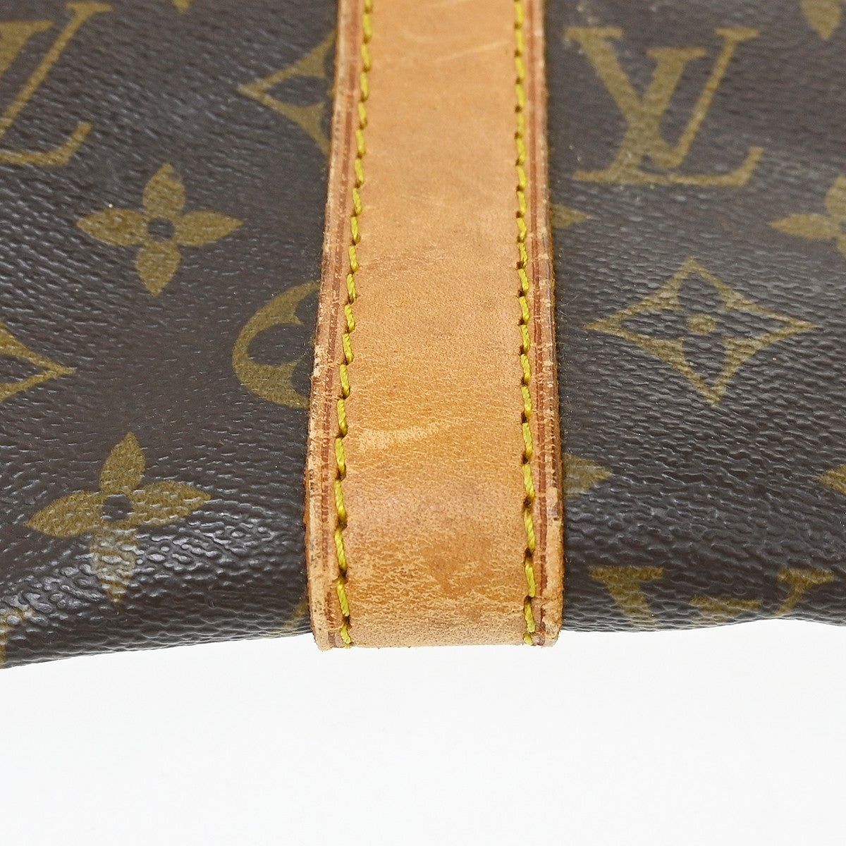 Louis Vuitton Keepall Monogram, Brown, Canvas, Travel Bag