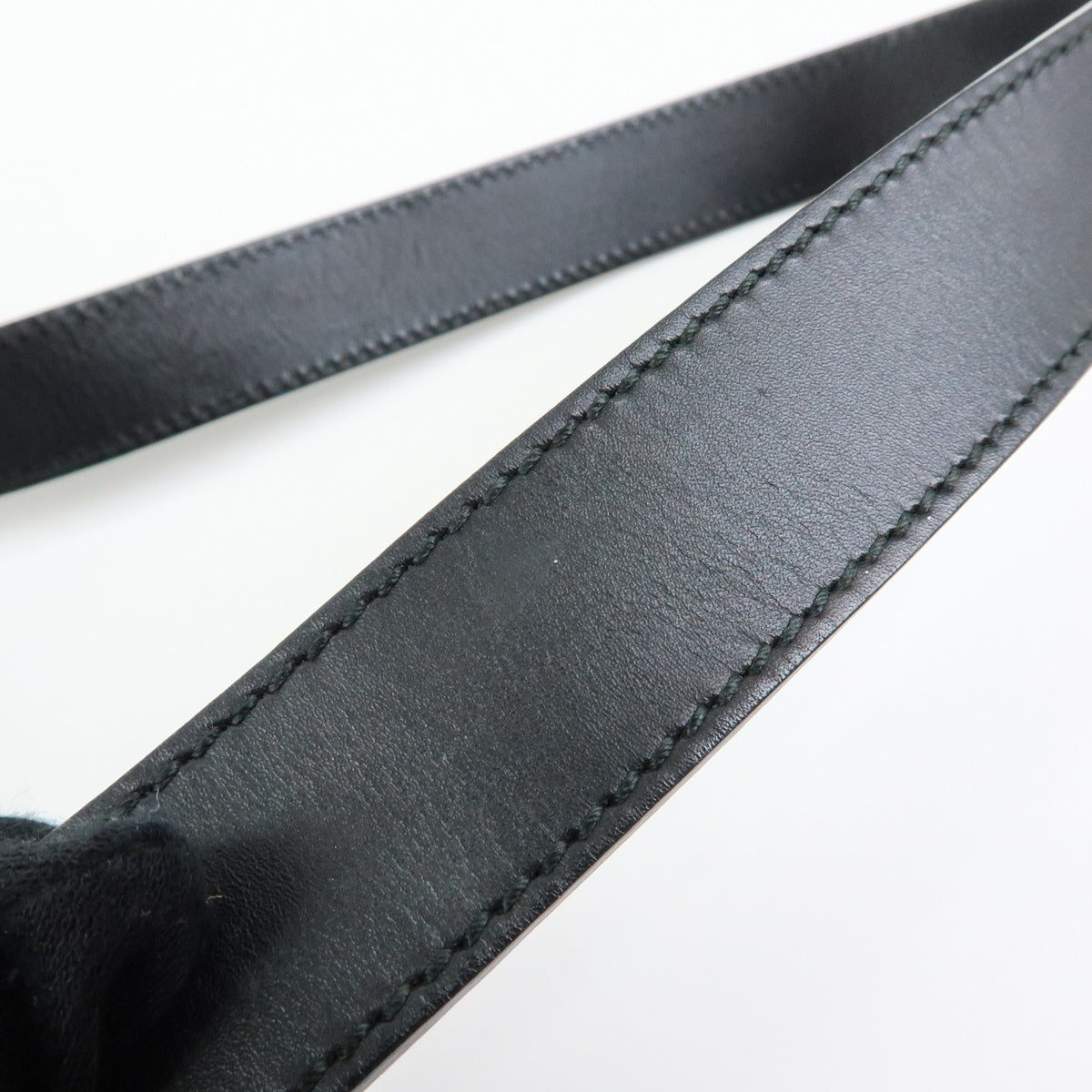 Gucci Sylvie Leather, Black, Leather, Shoulder Bag