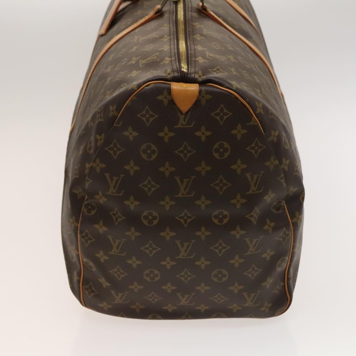Louis Vuitton Keepall Bandouliere Bag Monogram Canvas, BROWN, CANVAS, Travel bag