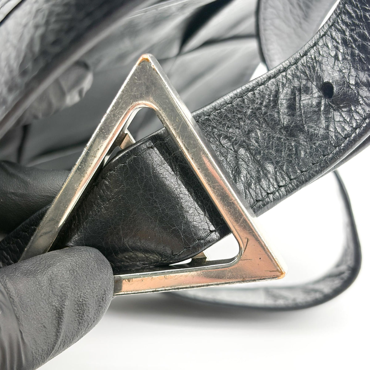 Bottega Veneta Cassette Maxi Intrecciato Leather, Black, Leather, Shoulder Bag