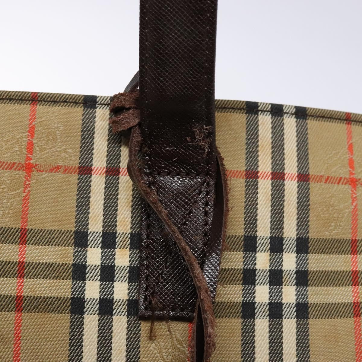 Burberry Nova Check Tote canvas check pattern, Beige, Canvas, Tote bag
