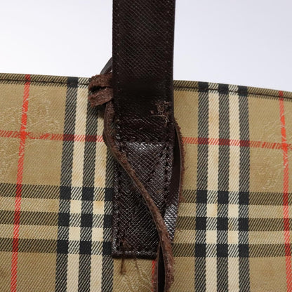 Burberry Nova Check Tote canvas check pattern, Beige, Canvas, Tote bag