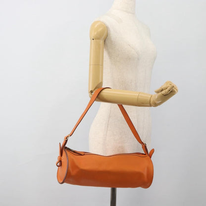 Hermes Sac Doremi Leather, Orange, Leather, Shoulder Bag