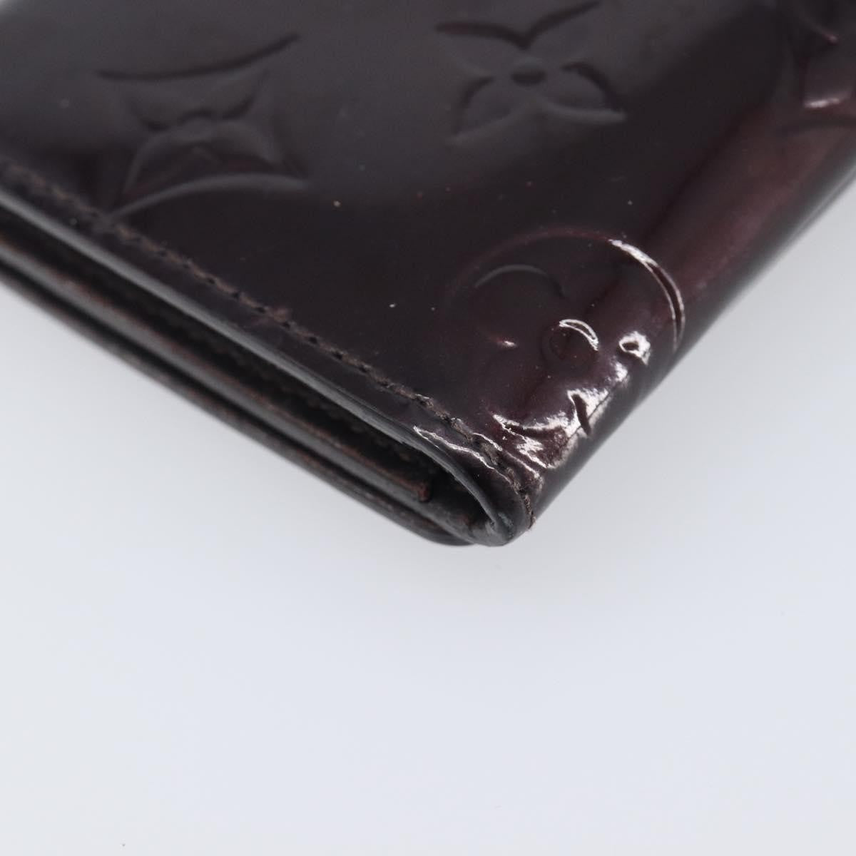 Louis Vuitton Elise Monogram Vernis, Burgundy, Patent Leather, Wallet