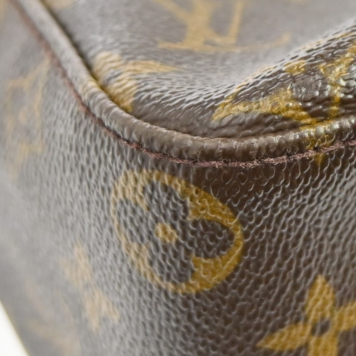 Louis Vuitton Looping Monogram Canvas, Brown, Canvas, Handbag