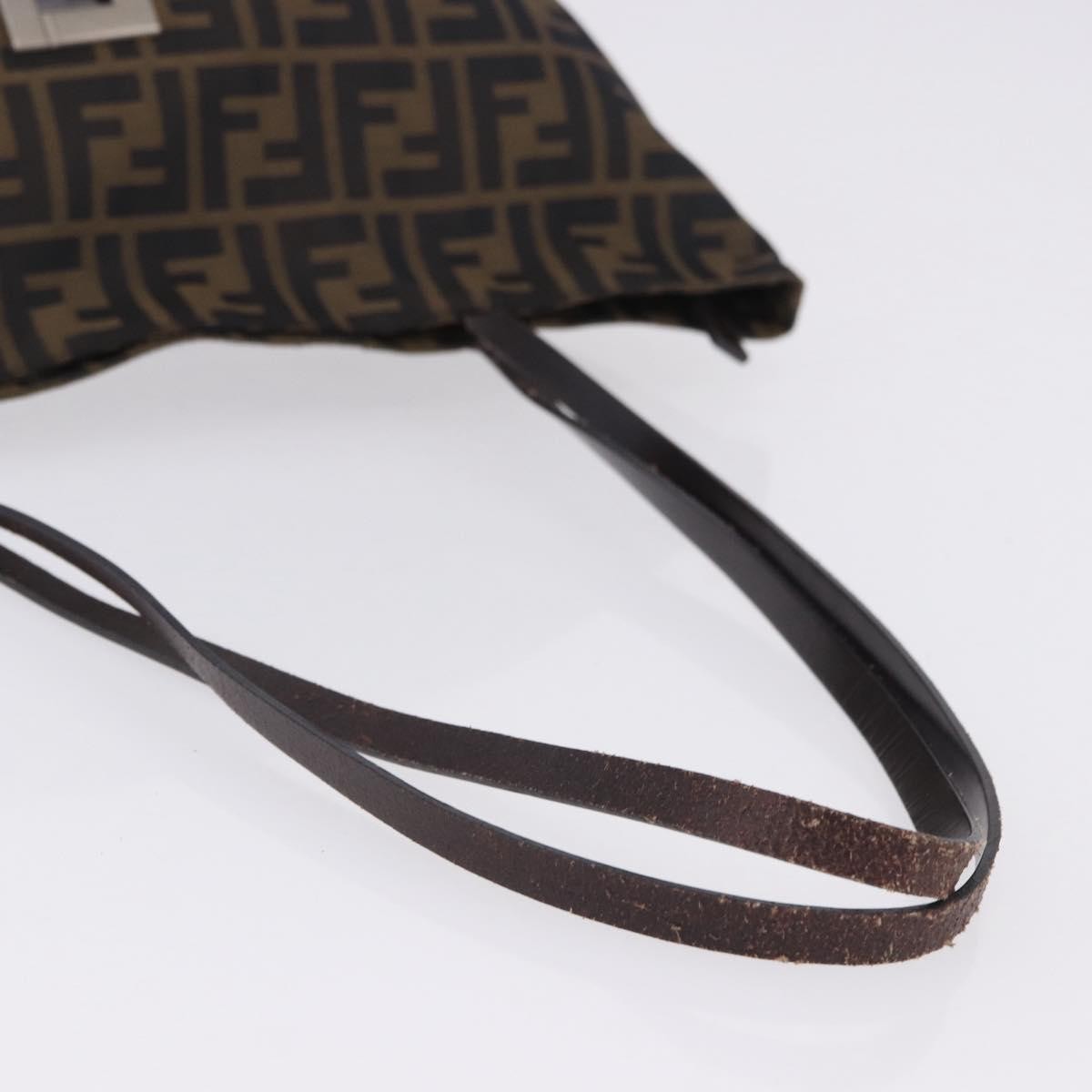 Fendi Zucca Canvas, Brown, Canvas, Tote Bag