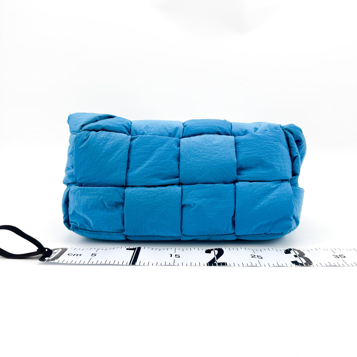 Bottega Veneta Padded Tech Cassette Intrecciato Nylon, Blue, Nylon, Crossbody Bag
