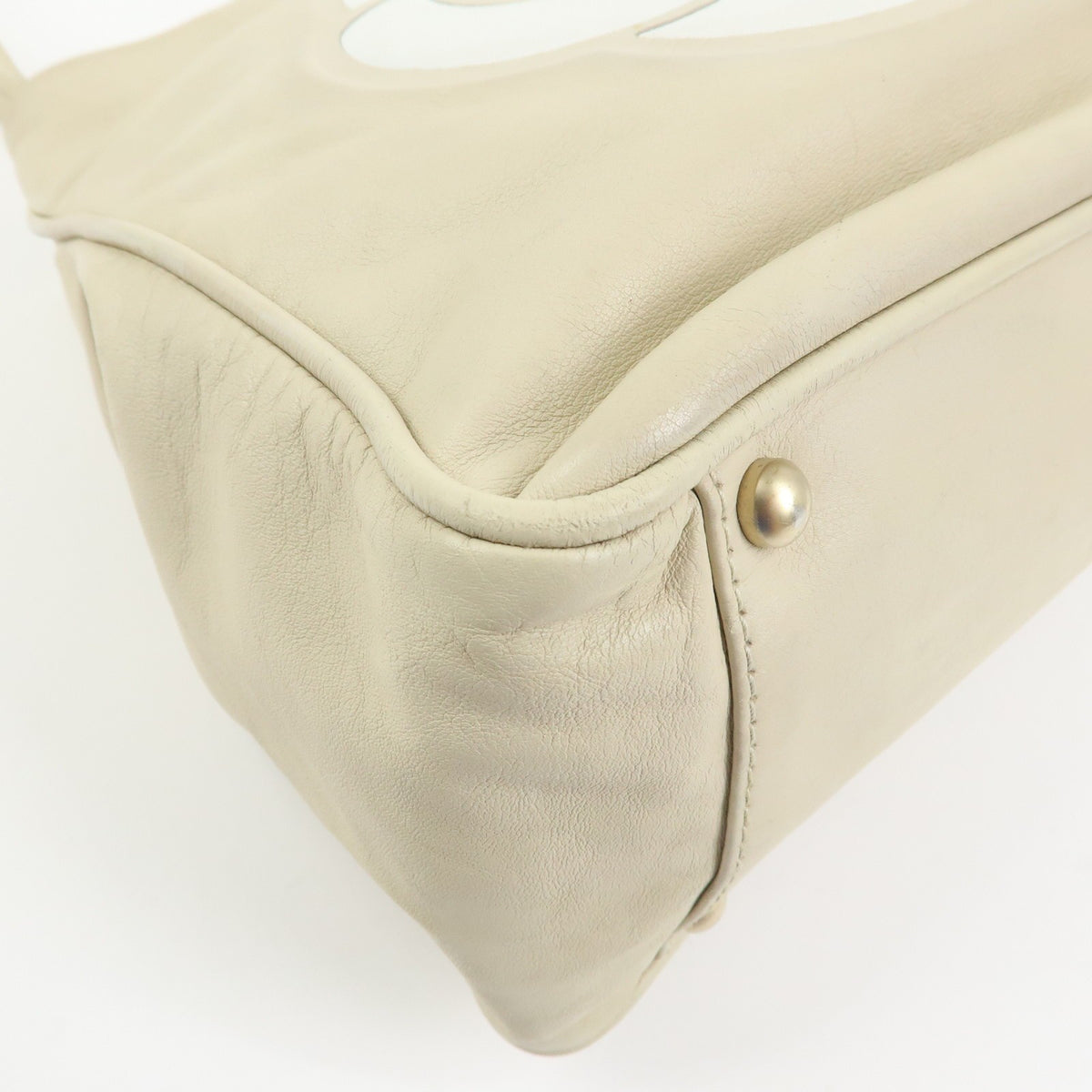Chanel Camellia Lambskin, Beige, Leather, Tote Bag