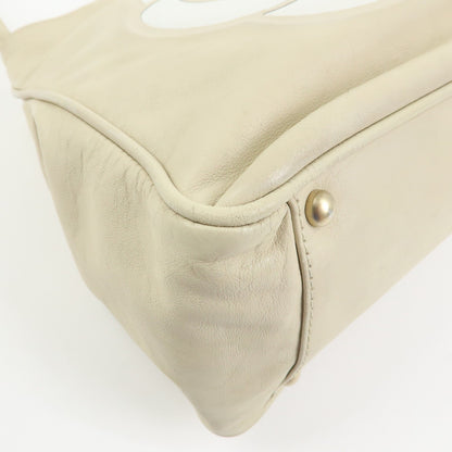 Chanel Camellia Lambskin, Beige, Leather, Tote Bag