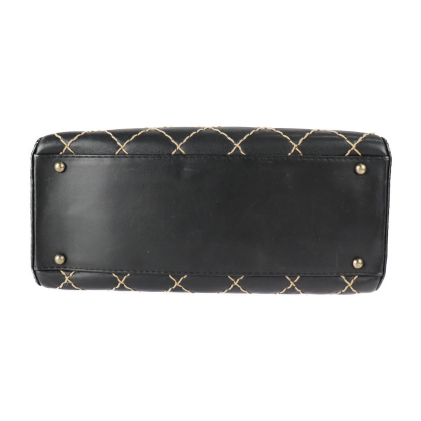 Chanel Bowling, Black, Leather, handbag