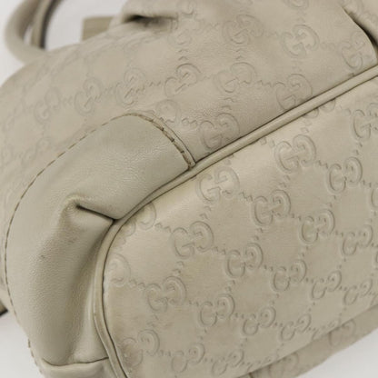 Gucci Sukey Top Handle Satchel Guccissima Leather, Ecru, Leather, Handbag