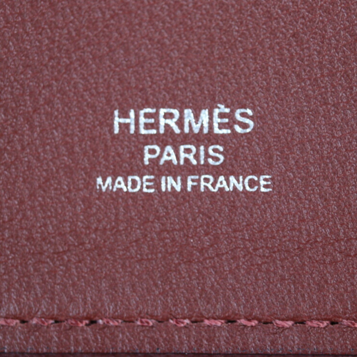 Hermès Aline, Burgundy, Leather, clutch