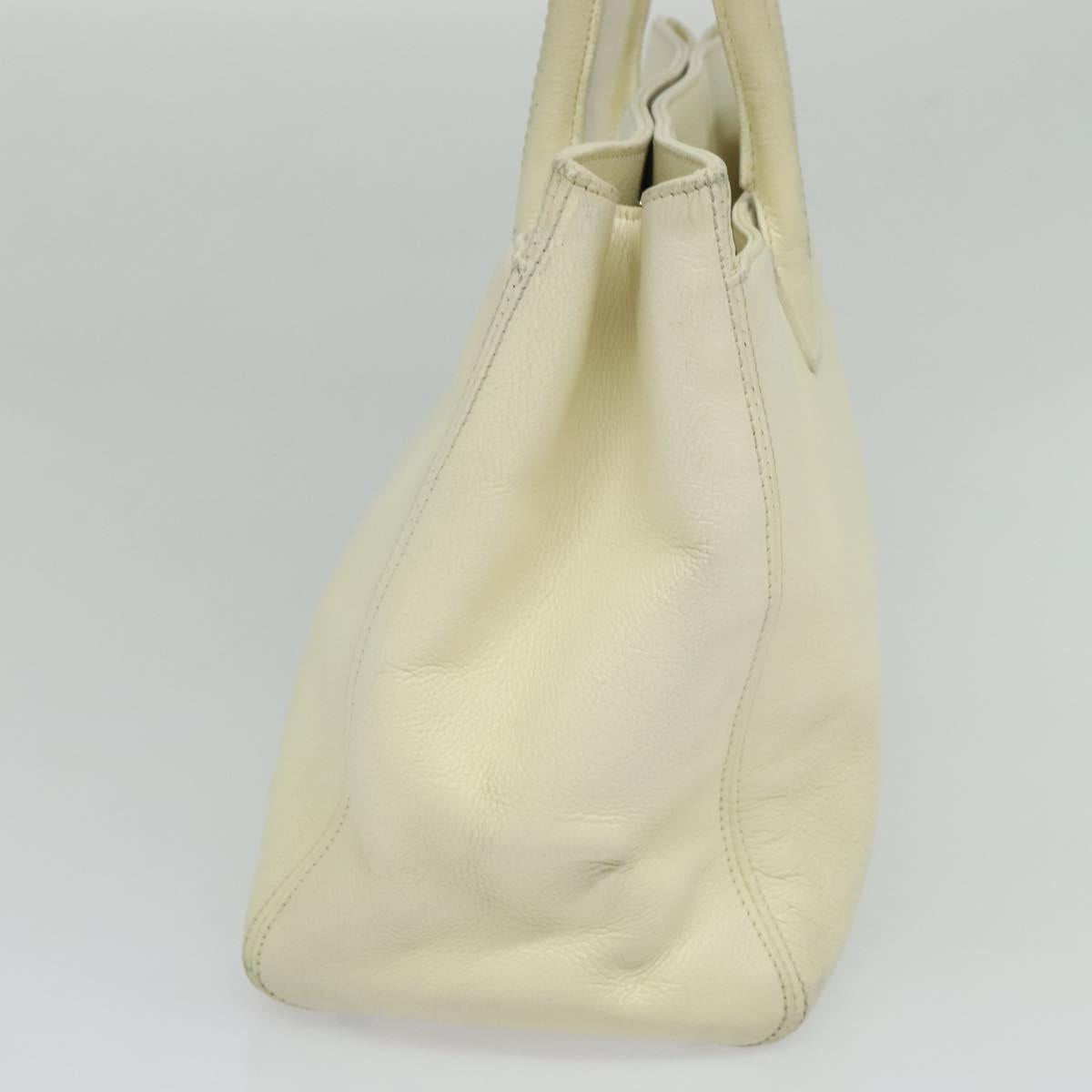 Chanel Reissue Cerf Executive Tote Leather, WHITE, LEATHER, Tote bag