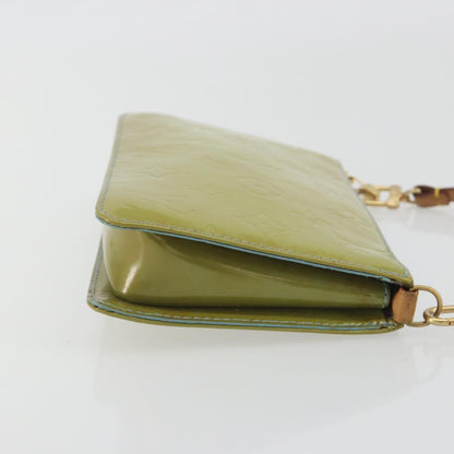 Louis Vuitton Lexington Pochette Monogram Vernis, Green, Patent Leather, Clutch