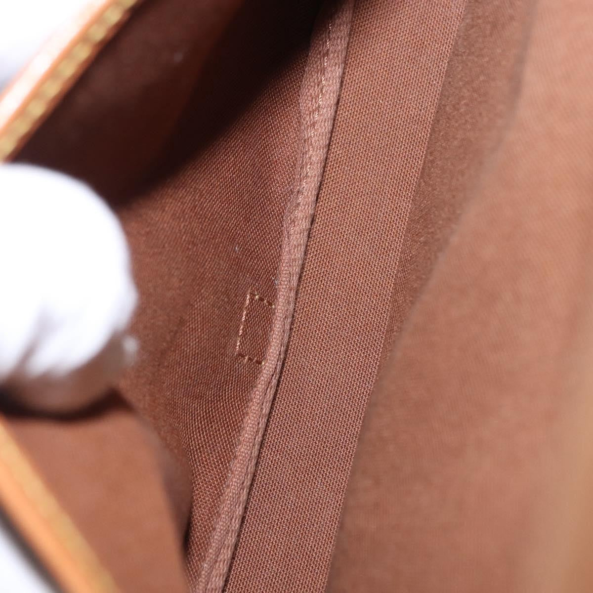 Louis Vuitton Saumur Monogram, Brown, Canvas, Shoulder Bag