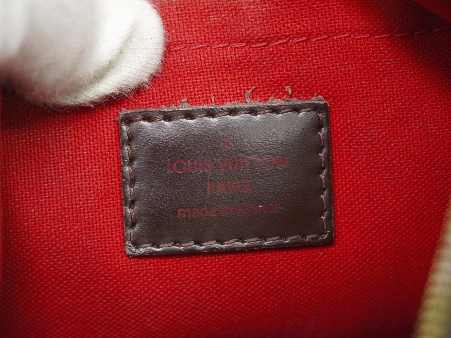 Louis Vuitton Thames Damier Ebene, Brown, Canvas, Shoulder Bag