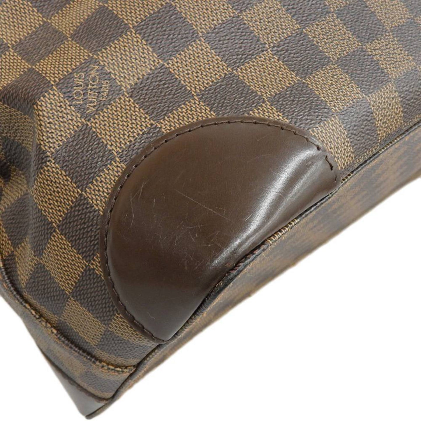 Louis Vuitton Hampstead, Brown, Canvas, shoulder