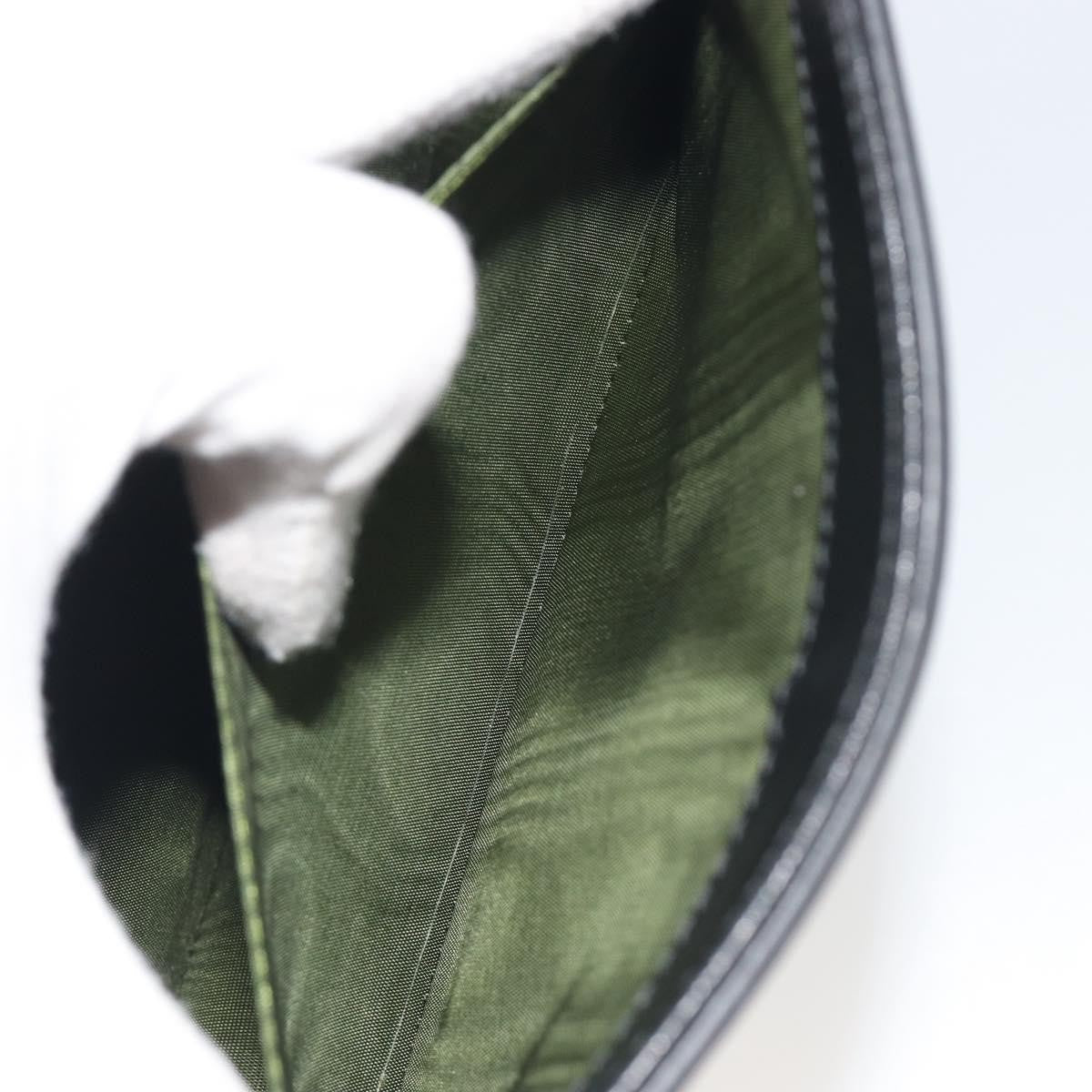 Gucci GG Ring Leather, Black, Leather, Shoulder Bag