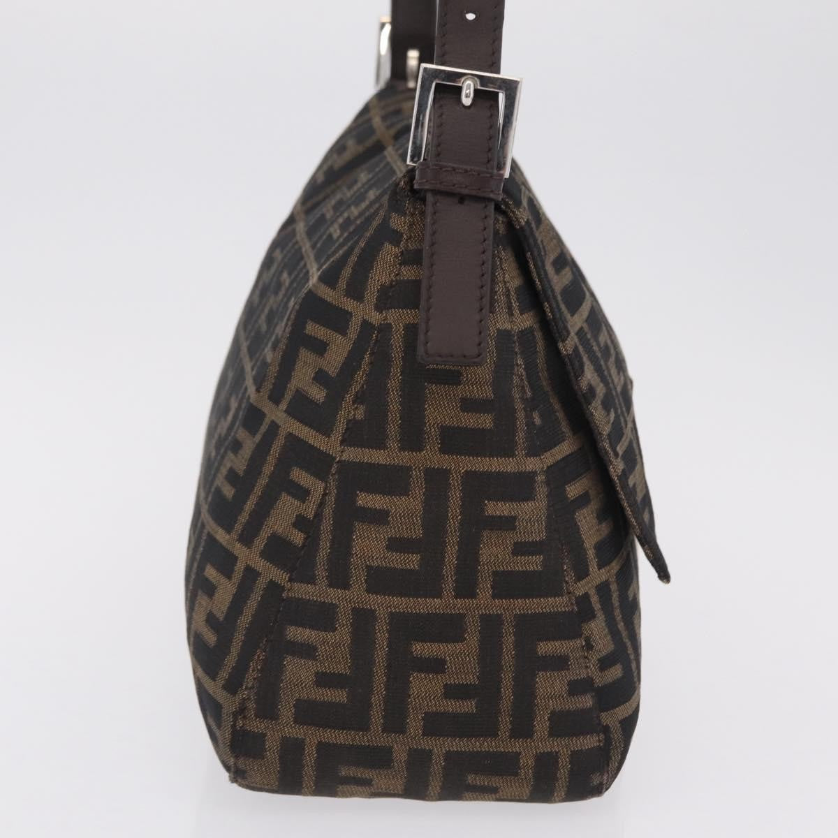 Fendi Zucchino Mamma Baguette Canvas, Multicolour, Canvas, Shoulder Bag