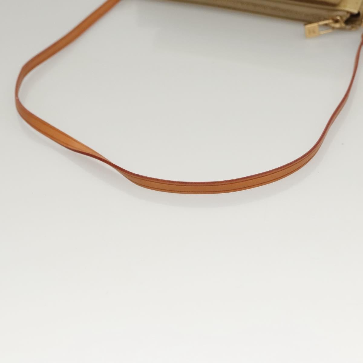 Louis Vuitton Mott Monogram Vernis, Beige, Patent Leather, Clutch