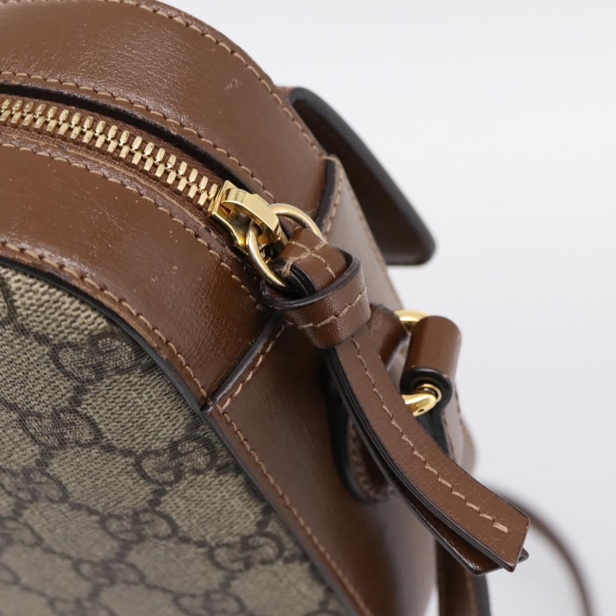 Gucci Horsebit 1955 Flap Pocket Camera GG Coated Canvas and Leather, Beige, Canvas, Shoulder Bag