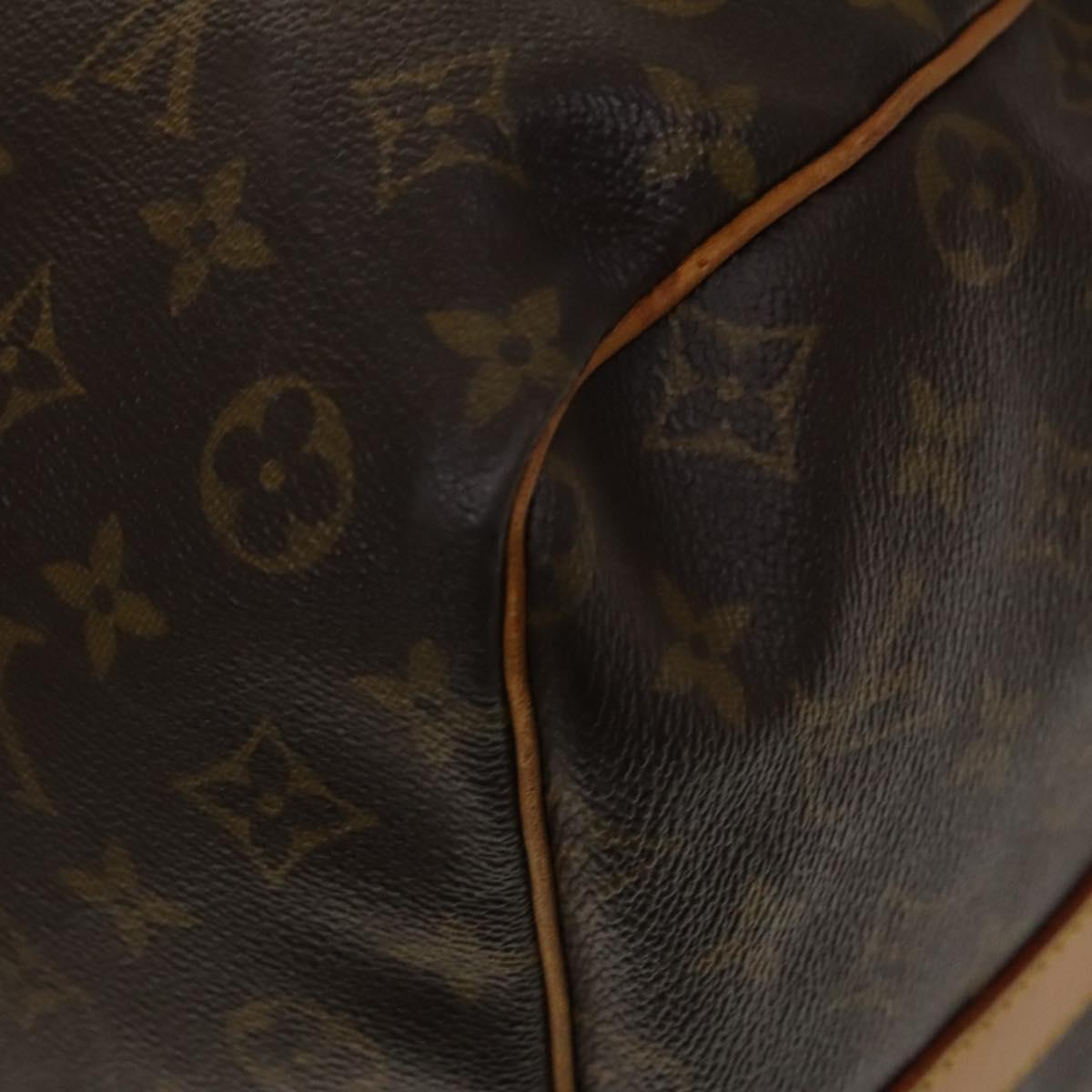 Louis Vuitton Keepall Bag Monogram Canvas, BROWN, CANVAS, Travel bag