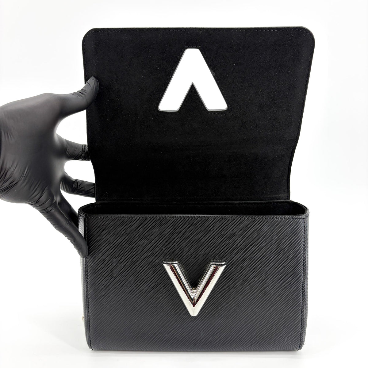 Louis Vuitton Twist Epi Leather, Black, Leather, Handbag