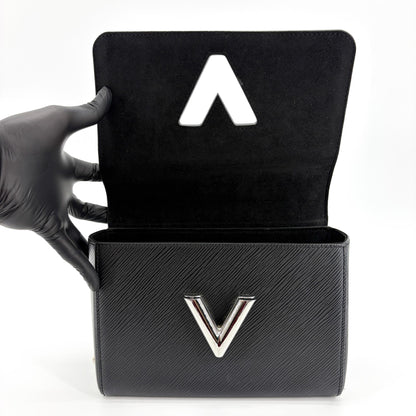 Louis Vuitton Twist Epi Leather, Black, Leather, Handbag