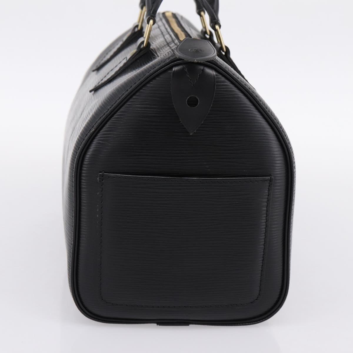 Louis Vuitton Speedy Epi Leather, Black, Leather, Handbag