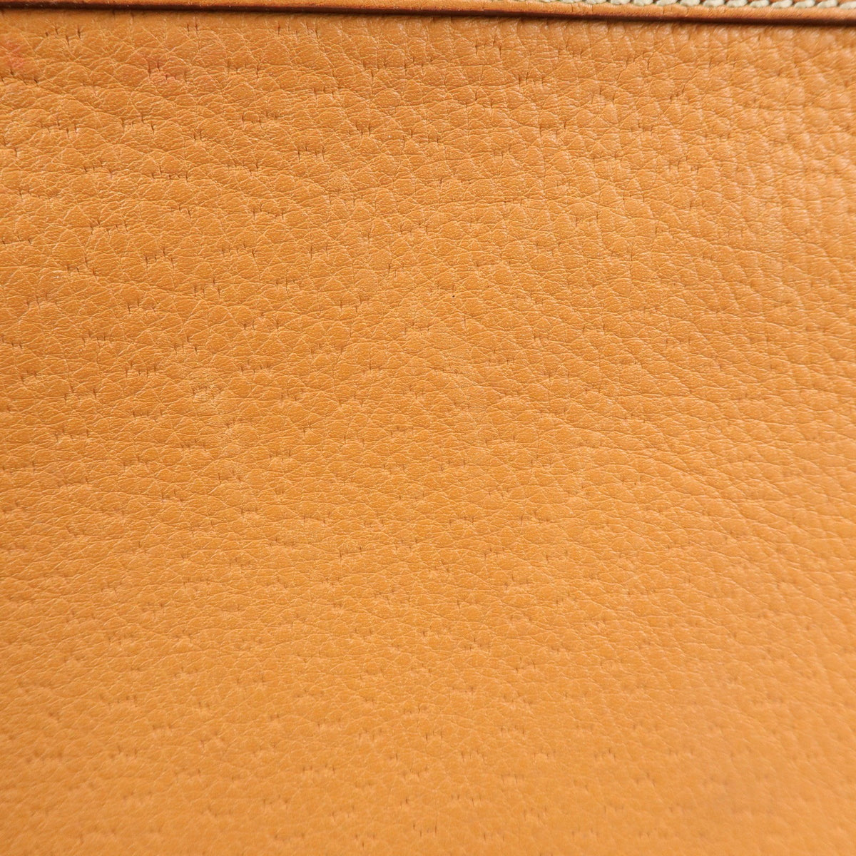 Salvatore Ferragamo Gancini Top Handle Leather, Orange, Leather, Handbag