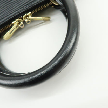 Louis Vuitton Vintage Alma Epi Leather, Black, Leather, Handbag