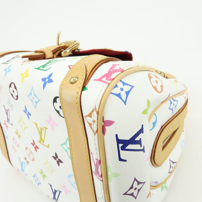 Louis Vuitton Priscilla Monogram Multicolor, White, Canvas, Handbag
