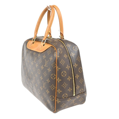 Louis Vuitton Deauville Monogram, Brown, Canvas, Handbag
