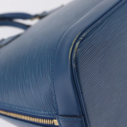 Louis Vuitton Alma Epi Leather, Blue, Leather, Handbag