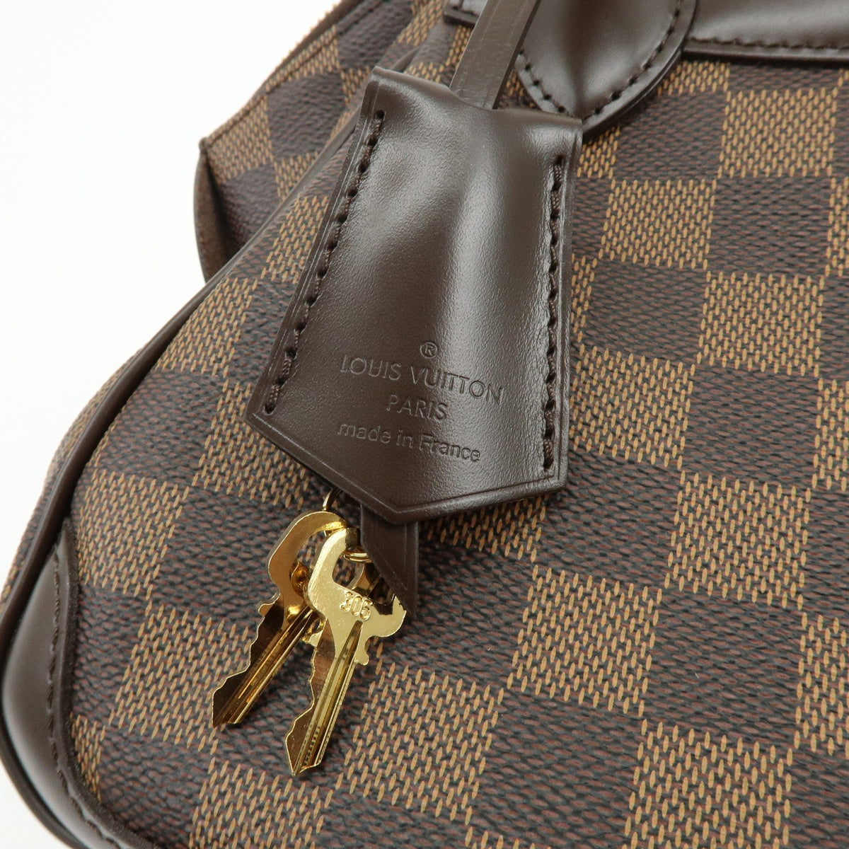 Louis Vuitton Verona Damier, Brown, Canvas, Handbag