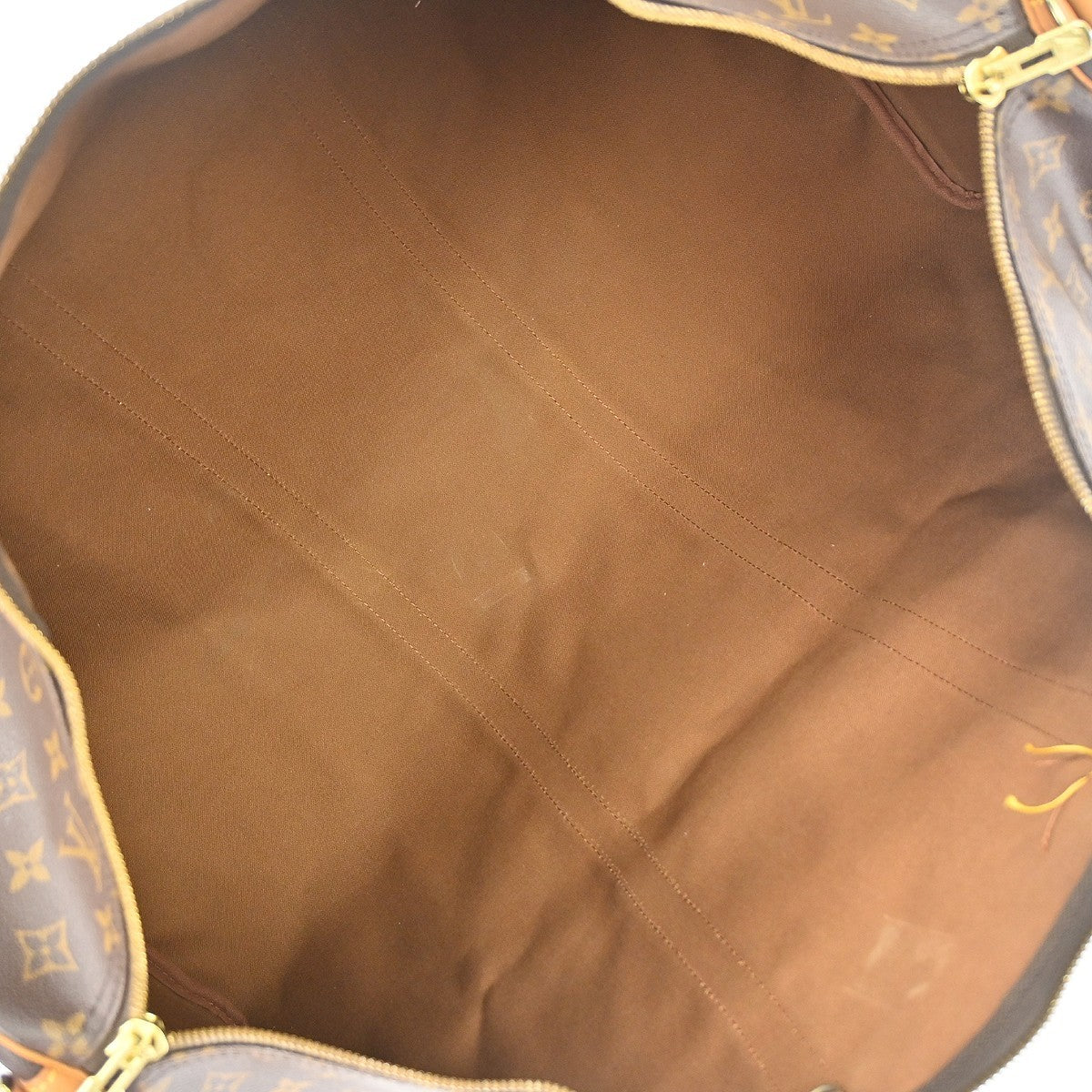 Louis Vuitton Keepall Bandouliere Monogram Canvas, Brown, Canvas, Travel Bag