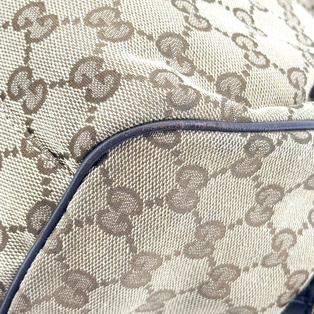 Gucci Sukey Boston GG Canvas, Beige, Canvas, Handbag