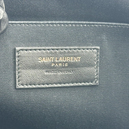 Saint Laurent Zipped Document Holder Leather, Black, Leather, Briefcase