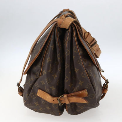 Louis Vuitton Saumur Monogram Canvas, Brown, Canvas, Shoulder Bag