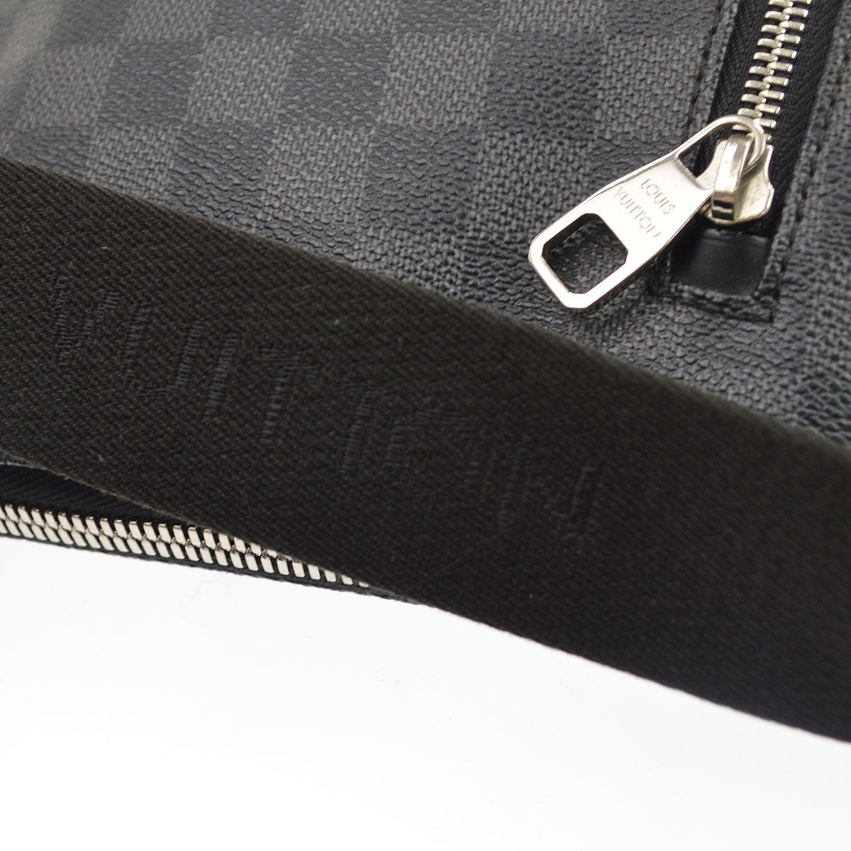 Louis Vuitton Mick Messenger Damier Graphite, Black, Canvas, Handbag
