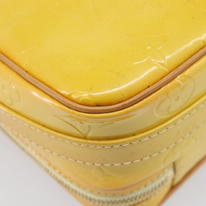 Louis Vuitton Wooster Monogram Vernis, Yellow, Patent Leather, Handbag