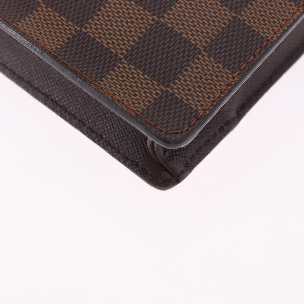 Louis Vuitton Pimlico Damier, Brown, Canvas, Handbag
