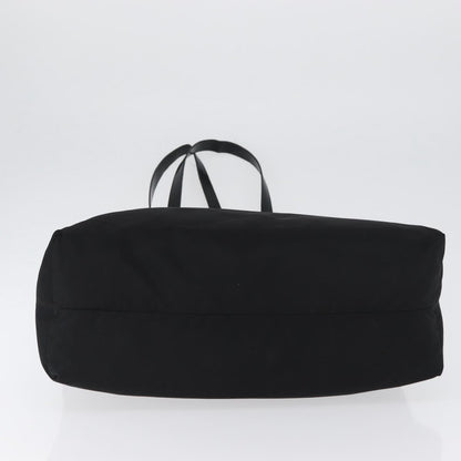 Celine Circle logo Nylon, Black, Nylon, Tote Bag